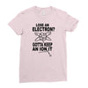 keep an ion it Ladies Fitted T-Shirt