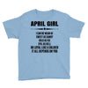 Super April Girl Youth Tee
