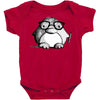 nerd penguin Baby Bodysuit