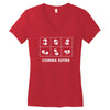 comma sutra Women's V-Neck T-Shirt