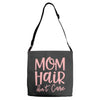 mom hair don't care Adjustable Strap Totes
