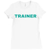 TRAINER - BROAD CITY Ladies Fitted T-Shirt