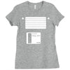 floppy disk Ladies Fitted T-Shirt