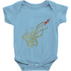 caution octopus&rsquo; may be larger than it appears Baby Onesie