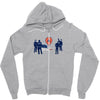 map marker death Zipper Hoodie
