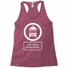low flying motorcycles Racerback Tank