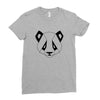 Geometric Panda Ladies Fitted T-Shirt