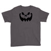 evil pumpkin face halloween costume Youth Tee