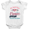 An April Girl Like AFlowers Baby Bodysuit
