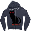 cat Zipper Hoodie