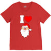 i love santa noel V-Neck Tee
