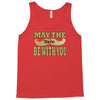 funny black mustache may the stache be with you Tank Top