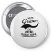 New Gram 2018 Rokie Dept. Pin-back button