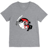 samurai jack and aku yin yang V-Neck Tee