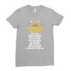 Camping Rules Ladies Fitted T-Shirt