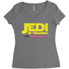 Jedi Master - Jedi in Training Family Matching Women's Triblend Scoop T-shirt