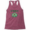 i suck Racerback Tank