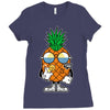 pineapple summer Ladies Fitted T-Shirt
