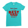 best dad ever Ladies Fitted T-Shirt