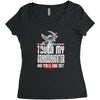 Life After Death Touch My Granddaughter And Find Out Women's Triblend Scoop T-shirt