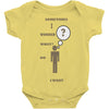 moment of thought Baby Onesie