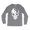yin yang skull Long Sleeve Shirts