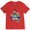 paw patrol birthday boy mom V-Neck Tee