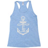 anchored faith (2) Racerback Tank