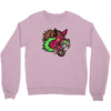 pink punk wolf Crewneck Sweatshirt