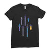 master swords Ladies Fitted T-Shirt