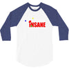 new i'm not insane 3/4 Sleeve Shirt