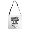 Greatest Husband In The Universe Adjustable Strap Totes