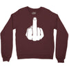 middle finger Crewneck Sweatshirt