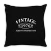 Vintage 1976 Aged to Perfection Throw Pillow