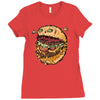 monster burger (2) Ladies Fitted T-Shirt