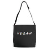 vegan friends tv show parody Adjustable Strap Totes