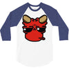 devil face 2 3/4 Sleeve Shirt