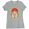 hip hop guy Ladies Fitted T-Shirt