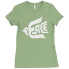 peace dove Ladies Fitted T-Shirt