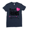 best friends forever Ladies Fitted T-Shirt