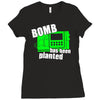 bomb has been planted Ladies Fitted T-Shirt