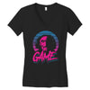 let's play the game eightees Women's V-Neck T-Shirt