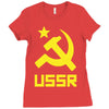 ussr cccp russia che revolution new Ladies Fitted T-Shirt