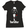 funny stars wars godfather parody yourfather mens Ladies Fitted T-Shirt