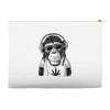 monkey hipster Accessory Pouches