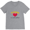 teaching is a work of heart V-Neck Tee