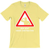 body under construction road sign T-Shirt