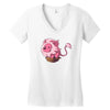 lion in a box Women's V-Neck T-Shirt
