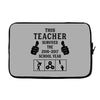 This Teacher Survived The 2016 2017 School Year Laptop cover