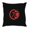 pi day logo Throw Pillow